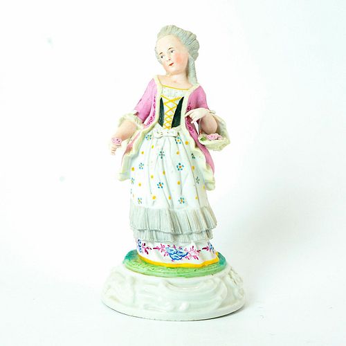 Vintage Porcelain Figurine, Yellow Corsage
