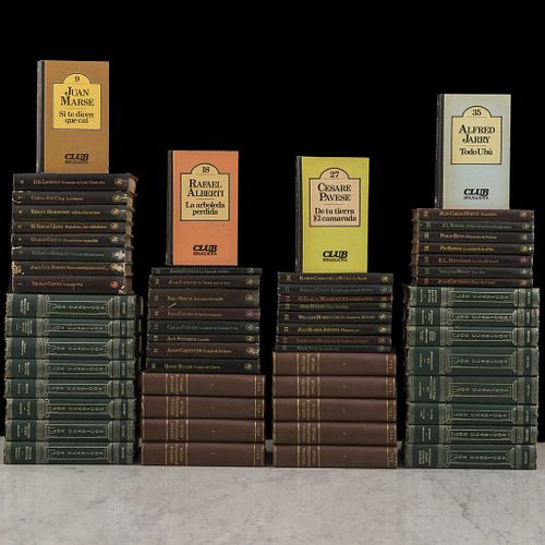 Libros de Literatura Universal. Club Bruguera / Los Clásicos / Biblioteca Enciclopédica Popular. Piezas: 61.
