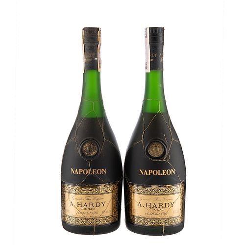 A. Hardy. Napoléon. Cognac. France. Piezas: 2. En presentación de 700 ml.  sold at auction on 9th October | Bidsquare
