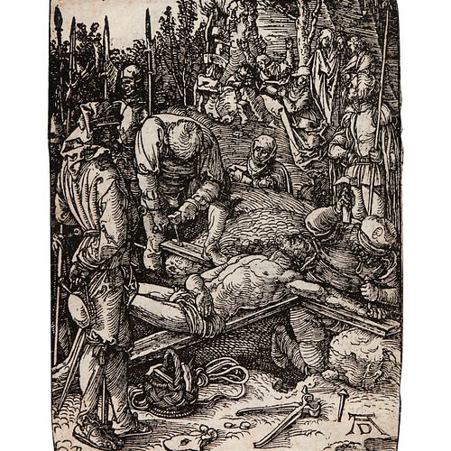 Albrecht Durer "Christ Nailed to the Cross" (1511 Imp.)