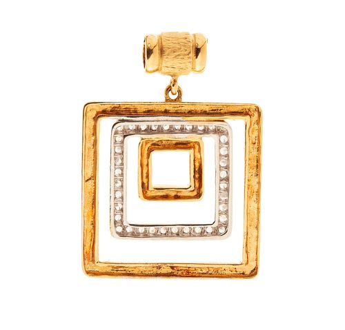 Pendant made in 18 Kt yellow gold
