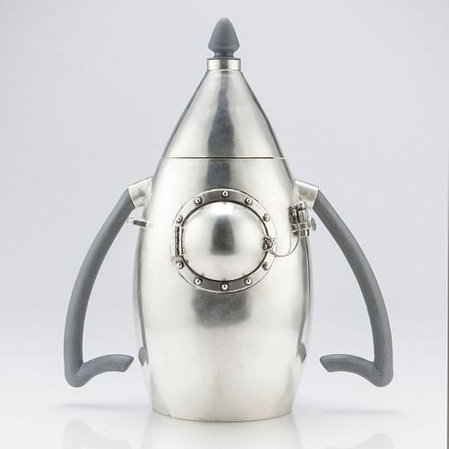 Rocket Ship n.3 Sterling Silver Teapot
