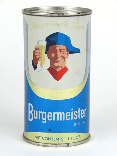1959 Burgermeister Beer 12oz Flat Top Can 47-03