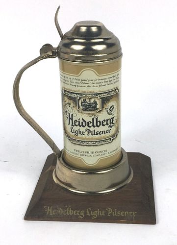 1967 Heidelberg Light Pilsener Beer  Backbar Sign