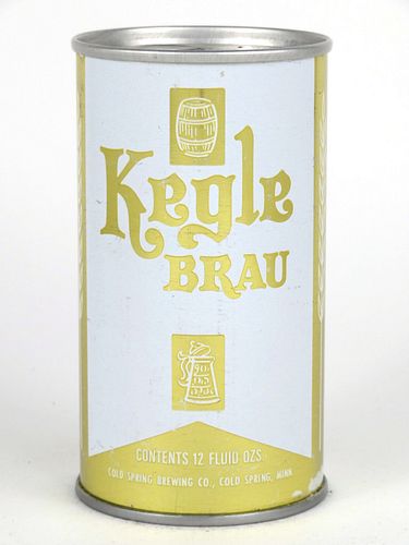 1977 Kegle Brau Beer (test) 12oz Tab Top Can No Ref.