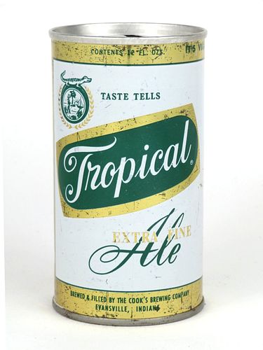 1968 Tropical Ale 12oz Tab Top Can T131-01