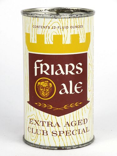 1960 Friars Ale 12oz Flat Top Can 67-07