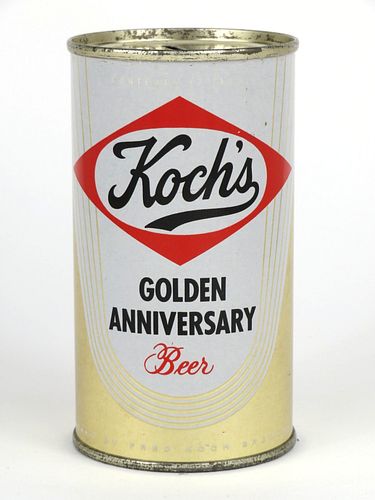 1957 Koch's Golden Anniversary Beer 12oz Flat Top Can No Ref.