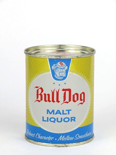 1960 Bull Dog (Stout) Malt Liquor 8oz Flat Top Can 239-09