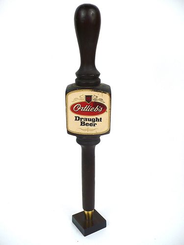 1971 Ortlieb's Draught Beer (Philadelphia) Tall Tap Handle