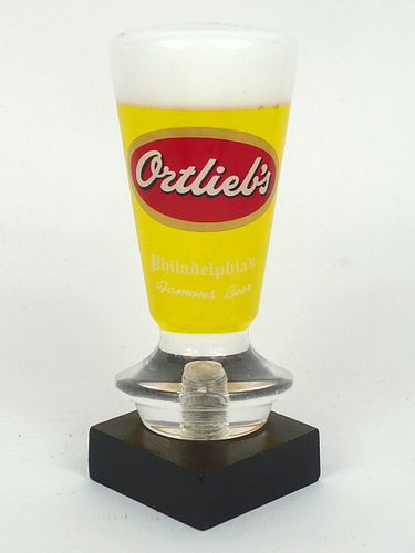 1966 Ortlieb's Beer  Acrylic Tap Handle