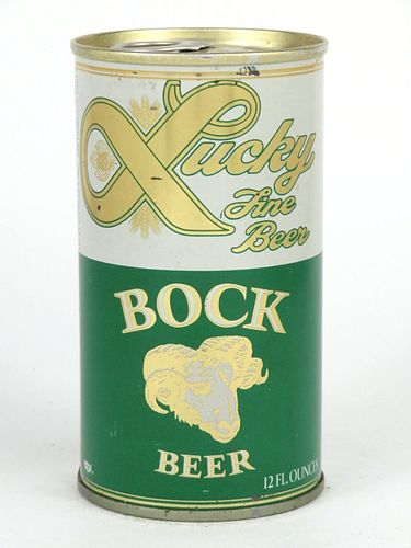 1969 Lucky Bock Beer 12oz Tab Top Can T89-37