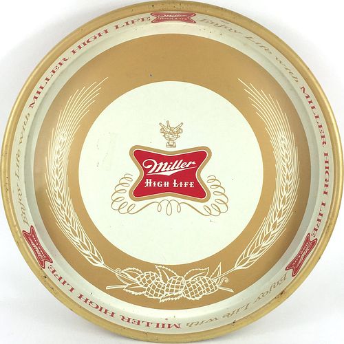1959 Miller High Life Beer 13 inch Serving Tray