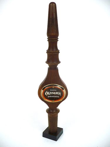 1962 Olympia Dark Draught Beer Tall Tap Handle