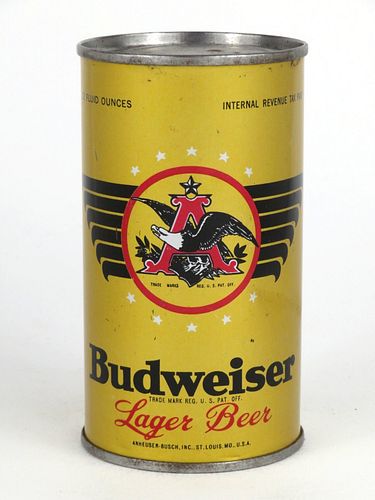1948 Budweiser Lager Beer 12oz Flat Top Can OI161A