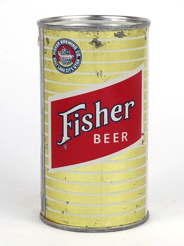 1952 Fisher Beer 12oz Flat Top Can 63-38.1