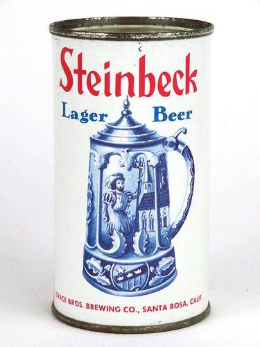 1958 Steinbeck Lager Beer 12oz Flat Top Can 136-11