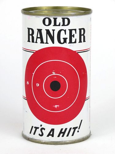1958 Old Ranger Premium Beer 12oz Flat Top Can 107-38