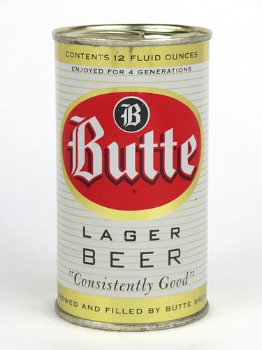 1956 Butte Lager Beer 12oz Flat Top Can 47-31