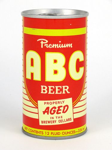 1973 ABC Beer (test|) 12oz Tab Top Can T225-13
