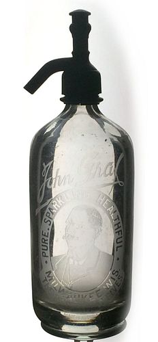 1913 John Graf Co., Milwaukee Selzer Bottle 12oz Bottle