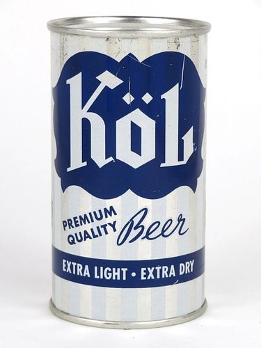 1960 Kol Beer (Tampa Florida) 12oz Flat Top Can 88-35