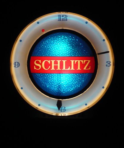 1961 Schlitz Beer motion clock  Motion Sign