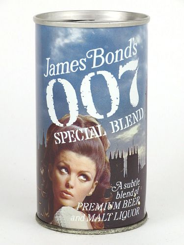 1967 James Bond's 007 Special Blend Malt Liquor 12oz Tab Top Can T82-32