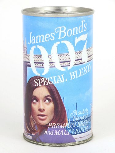 1967 James Bond's 007 Special Blend Malt Liquor 12oz Tab Top Can T82-31