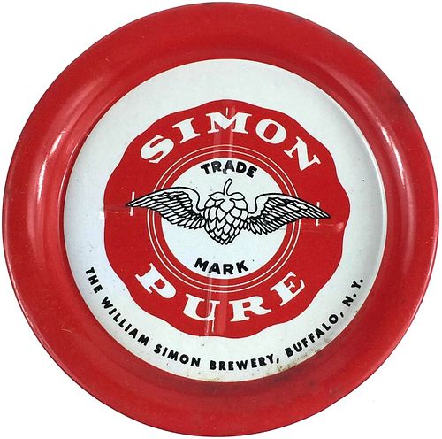 1960 Simon Pure Beer 3½ inch coaster Coaster NY-SP-11