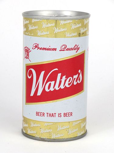 1970 Walter's Beer 12oz Tab Top Can T133-36