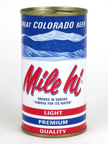 1962 Mile Hi Beer 12oz Flat Top Can 99-26