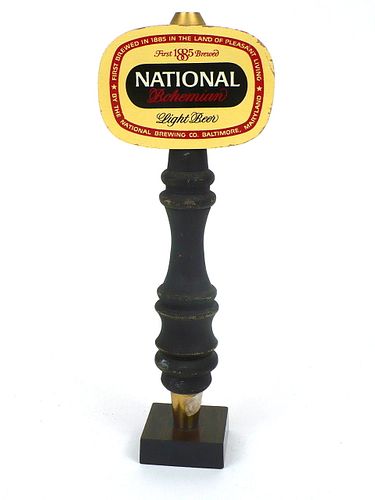 1973 National Bohemian Beer Tall Wooden Tap Handle
