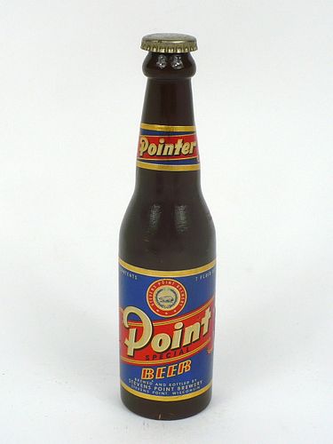 1960 Point Beer figural bottle Tap Handle