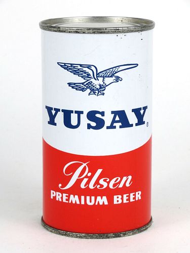 1960 Yusay Pilsen Premium Beer 12oz Flat Top Can 147-13.2