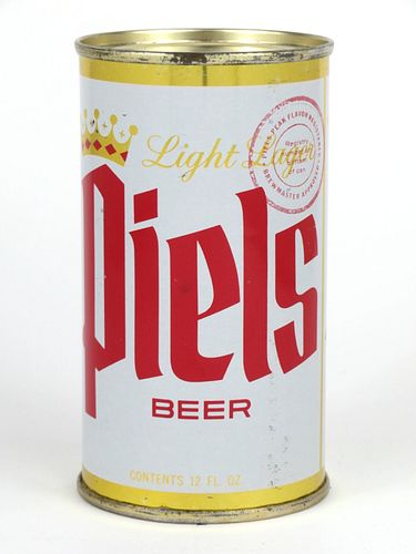 1959 Piel's Light Lager Beer 12oz Flat Top Can 115-21