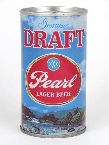 1966 Pearl Draft Beer 12oz Tab Top Can T107-36