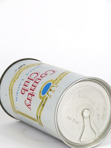 1963 Country Club Malt Lager 12oz Zip Top Can T57-18