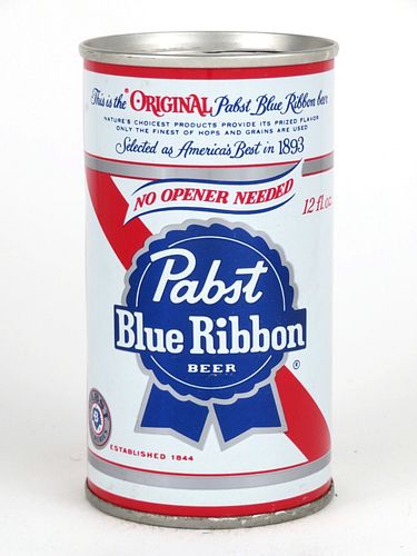 1965 Pabst Blue Ribbon Beer (Peoria Heights) 12oz Tab Top Can T106-03