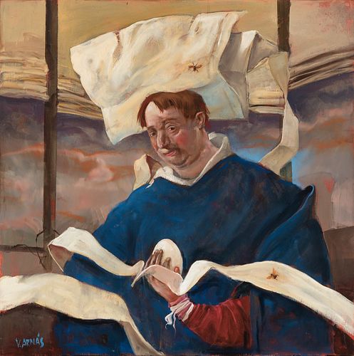 VICENTE ARNÁS LOZANO (Madrid, 1949). 
"The monk", 2018. 
Oil on canvas.