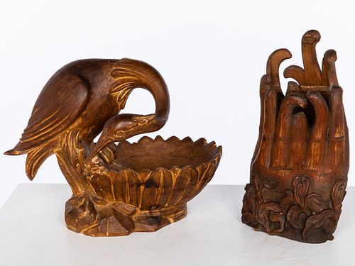 Two Indonesian Wood Carvings