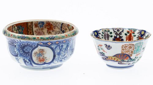 Two Japanese Imari Bowls