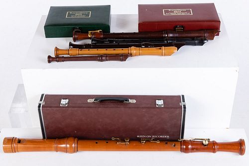 Group of 6 Recorders 
