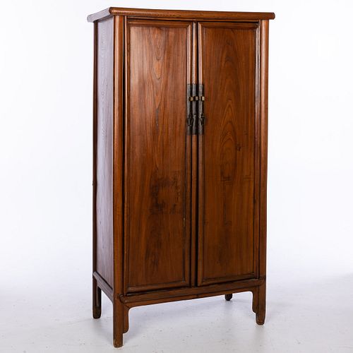 Chinese Hardwood Tall Cabinet