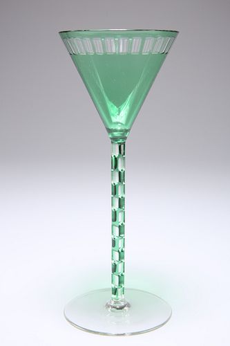 OTTO PRUTSCHER (AUSTRIAN, 1880-1949) FOR MEYR’S NEFFE, A STEMMED WINE GLASS