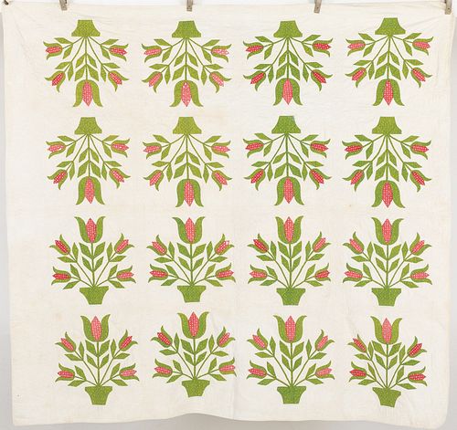 American Floral Quilt
