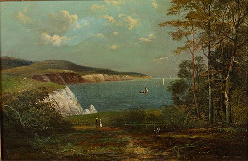 English School, Isle of Wight, Oil on Canvas, 19th C