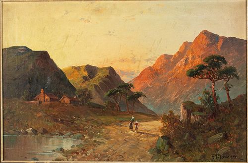 Frank E. Jameson, Mountainous Landscape, O/C
