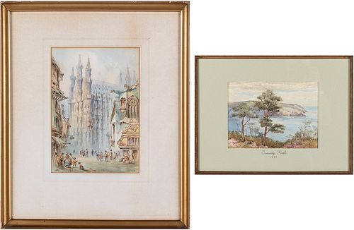 Two European Watercolors