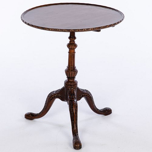 George III Style Mahogany Tripod Table